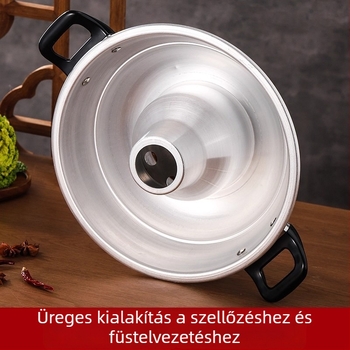Wanzhou mini forró fazék alkoholtüzelővel — alumínium fazék forró fazéknak, kapacitás 2,1–4 L