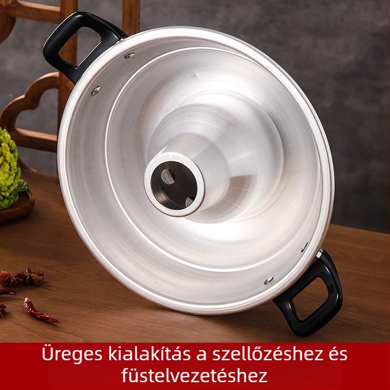 Wanzhou mini forró fazék alkoholtüzelővel — alumínium fazék forró fazéknak, kapacitás 2,1–4 L