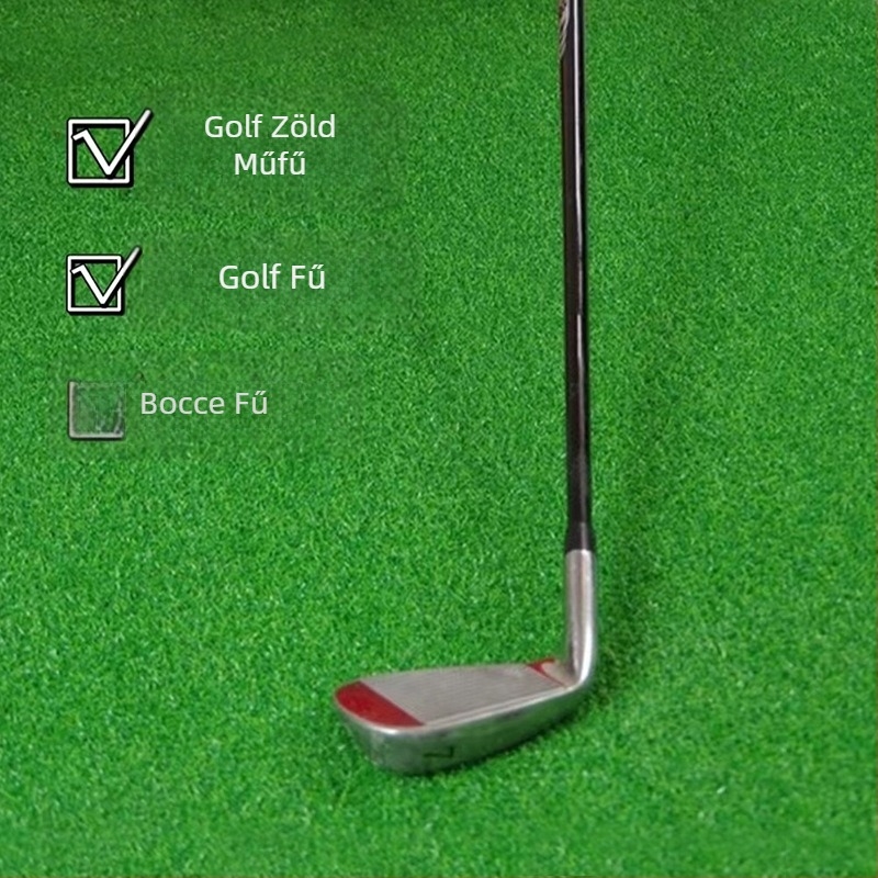 Golfpálya zöld műfüves szőnyeg professzionális pályákhoz, kerítésekhez, esküvői udvarokhoz és óvodákhoz