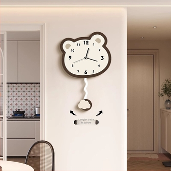 Krémszínű falióra, modern, minimalist stílus, nappalihoz, hálószobához vagy irodához