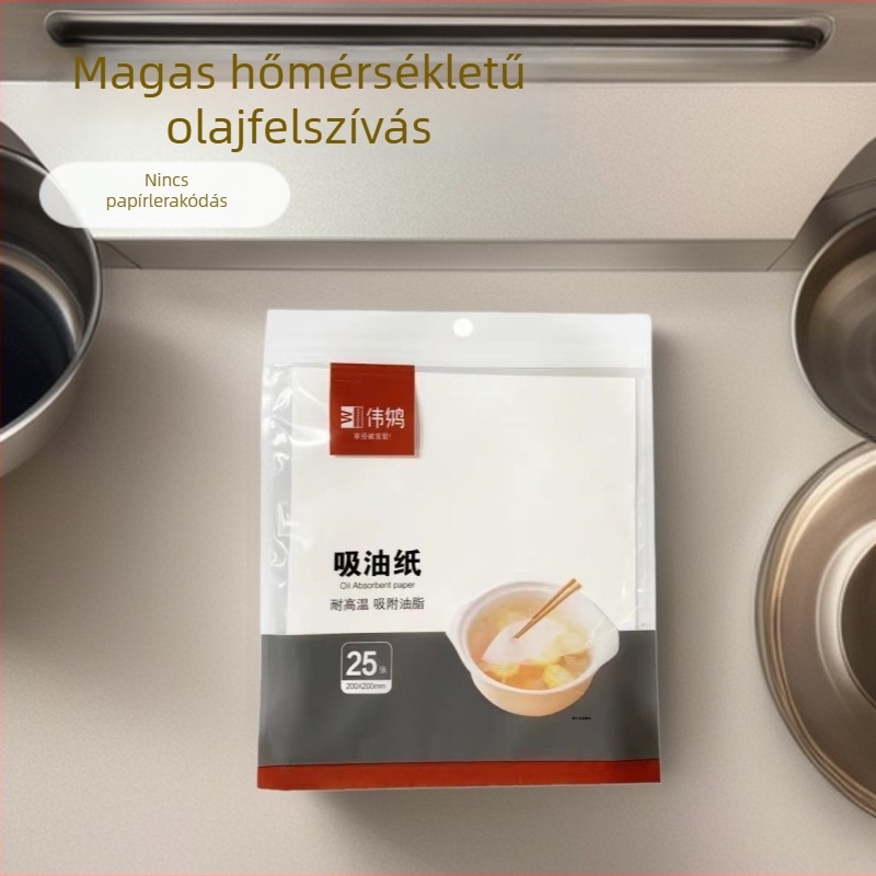 Wei Hong olajfelszívó papír háztartási használatra – tapadásmentes sütőpapír sütéshez, gőzöléshez