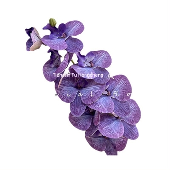 3D-s Phalaenopsis művirág filmszerű textúrával esküvői dekorációhoz és otthoni díszítéshez