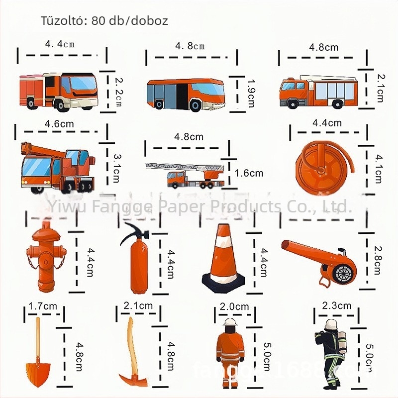 Pillangó formájú rizspapír tortadíszítő topperek – Cartoon nyomtatás