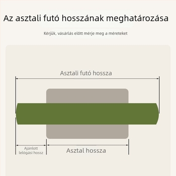 Vintage stílusú asztalterítő, hosszú tea futó, vízálló és személyre szabható.