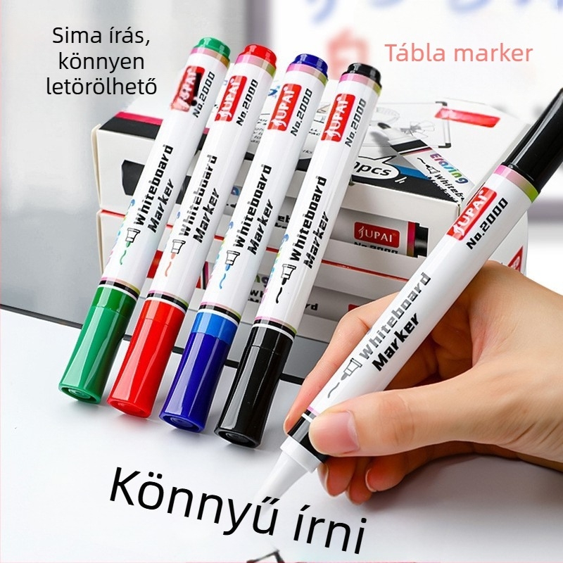 Fehértábla marker – törölhető, vízbázisú tinta, oktatáshoz és irodába