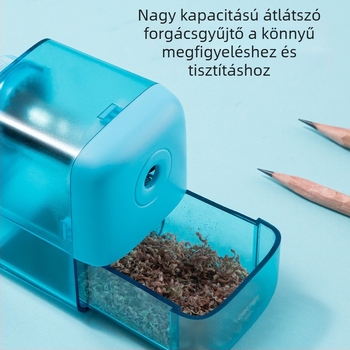 Deli X60 kézi ceruzahegyező gyerekeknek, tartós hegyező diákok számára