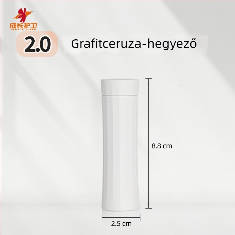 Fél-automatikus ceruzahegyező, nagy átmérőjű 3.0–3.15 mm, mini hordozható, megőrzi a kezek tisztaságát.