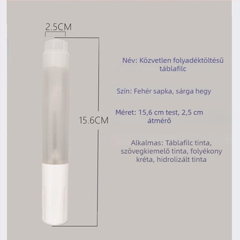 30 ml üres fehér tábla marker, vast vonalú, nagy kapacitású, professzionális tanároknak, újratölthető, oktatáshoz, 20 ml fehér tábla marker
