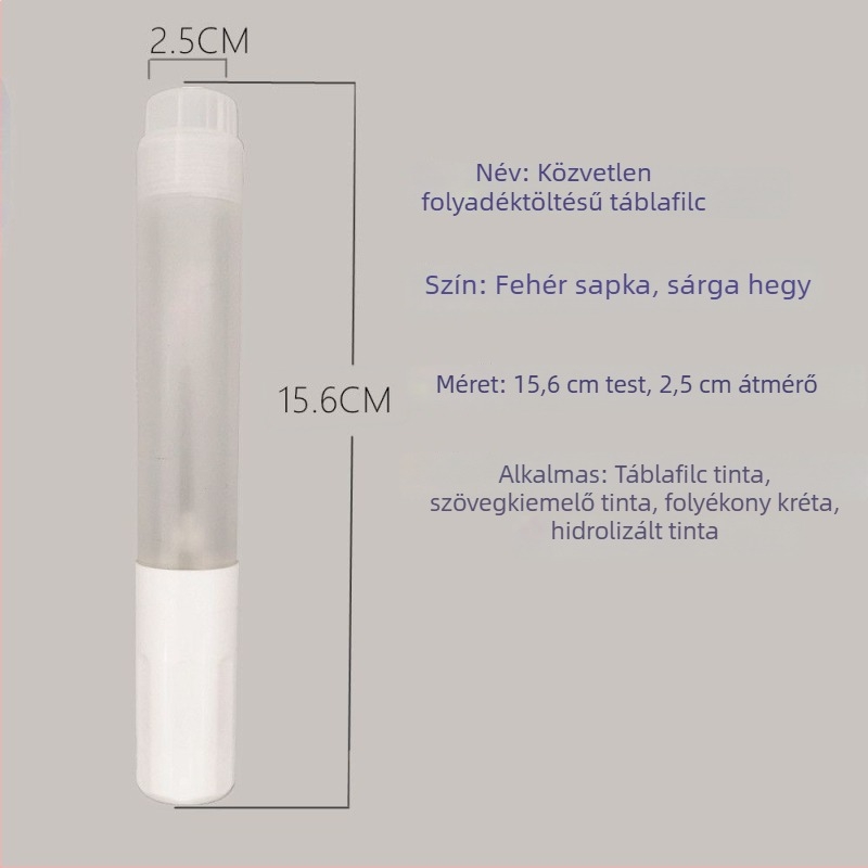 30 ml üres fehér tábla marker, vast vonalú, nagy kapacitású, professzionális tanároknak, újratölthető, oktatáshoz, 20 ml fehér tábla marker