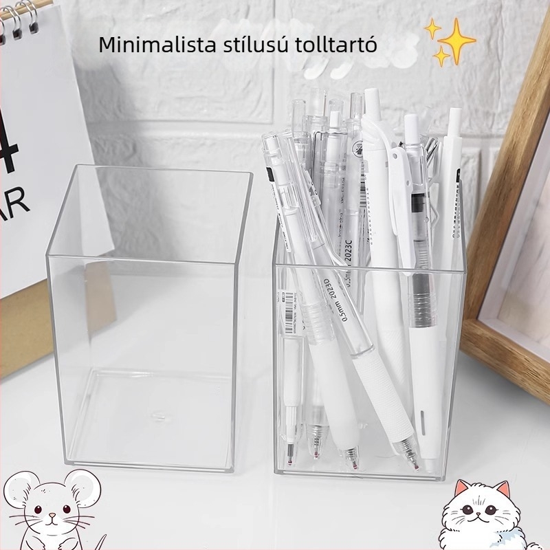Forgó tolltartó – nagy kapacitású, többfunkciós asztali tároló irodai és iskolai használatra
