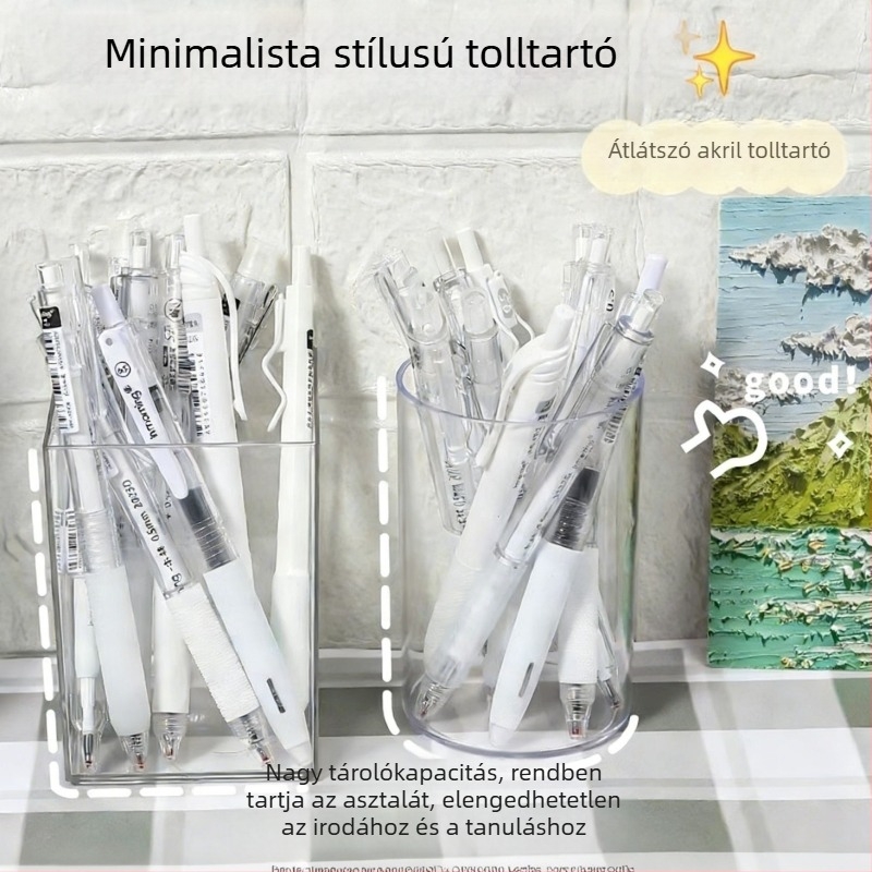 Forgó tolltartó – nagy kapacitású, többfunkciós asztali tároló irodai és iskolai használatra