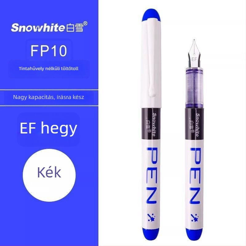 White Snow FP10 közvetlen töltőtollal, nagy tinta kapacitással, 3–4. osztályos gyerekek írásgyakorlására