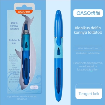 OASO A066 Delfin tollal alacsony súlyponttal harmadikos diákoknak, kezdőknek barátságos, magas esztétikai érték, testtartás-javító toll