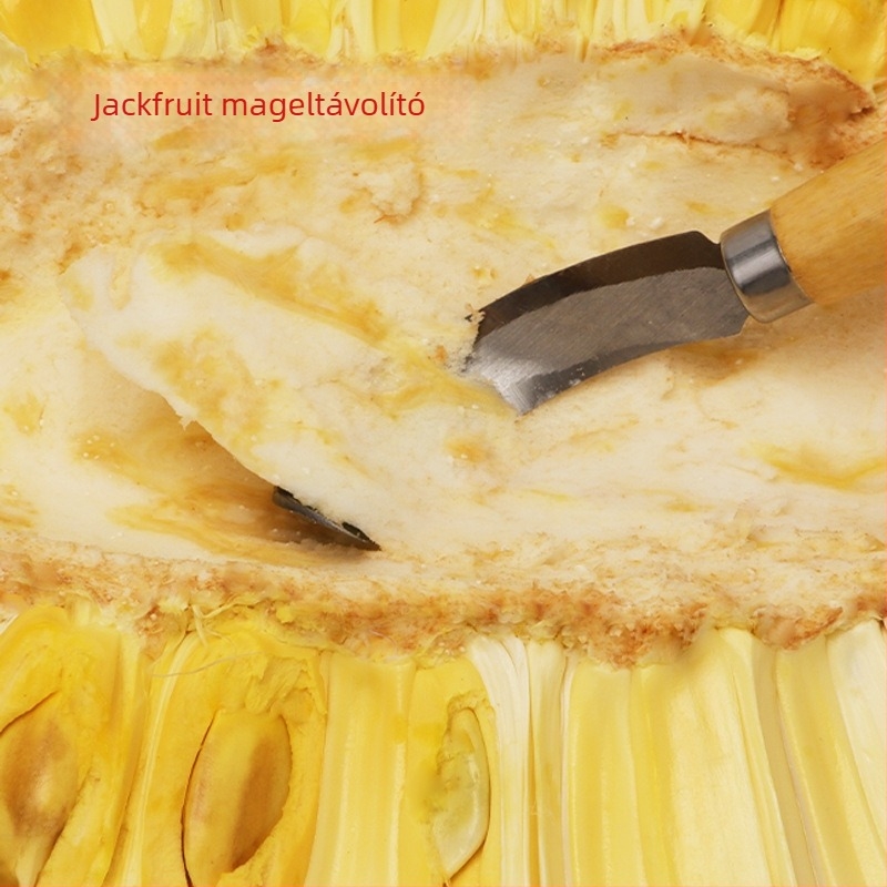 Jackfruit magkivágó kés fehér ívelt pengével – eszköz gyümölcsökhöz
