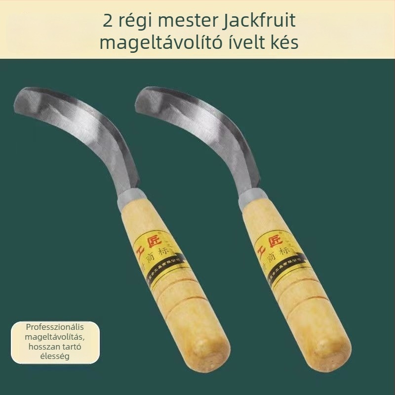 Jackfruit magkivágó kés fehér ívelt pengével – eszköz gyümölcsökhöz