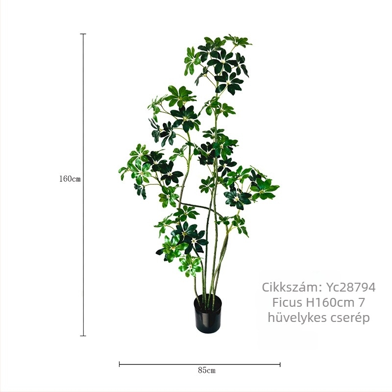 Duck Foot Wood beltéri műnövény luxus kivitelben, nagy bonsai a nappaliba