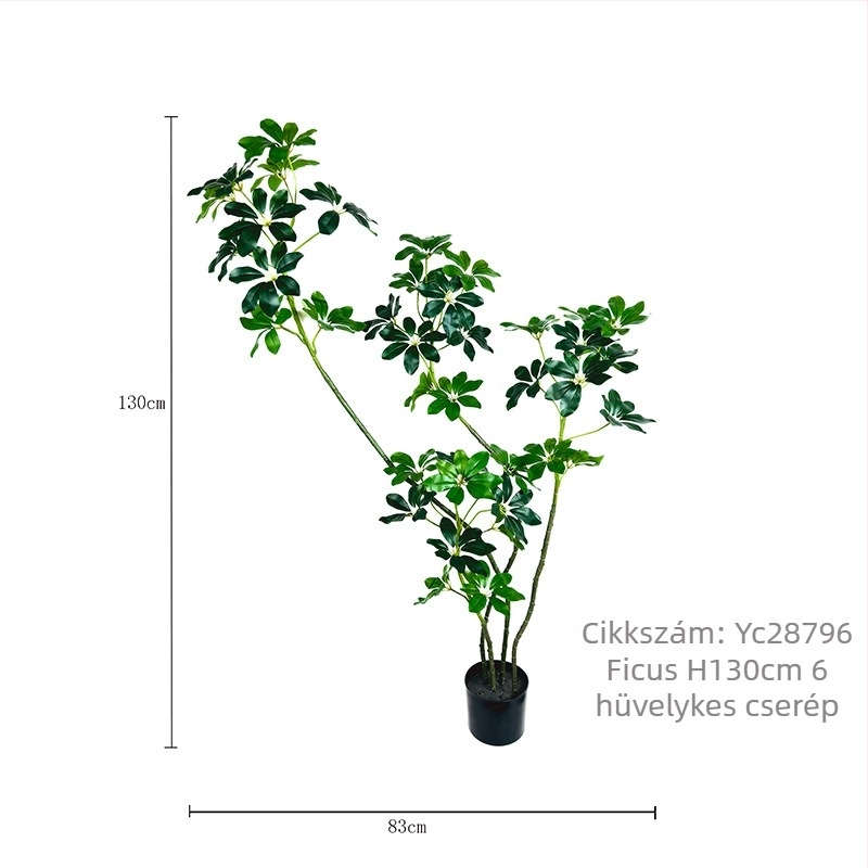 Duck Foot Wood beltéri műnövény luxus kivitelben, nagy bonsai a nappaliba