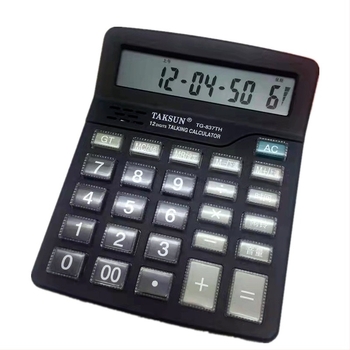 Dexin TG-837TH 12 számjegyű asztali számológép hangfunkcióval