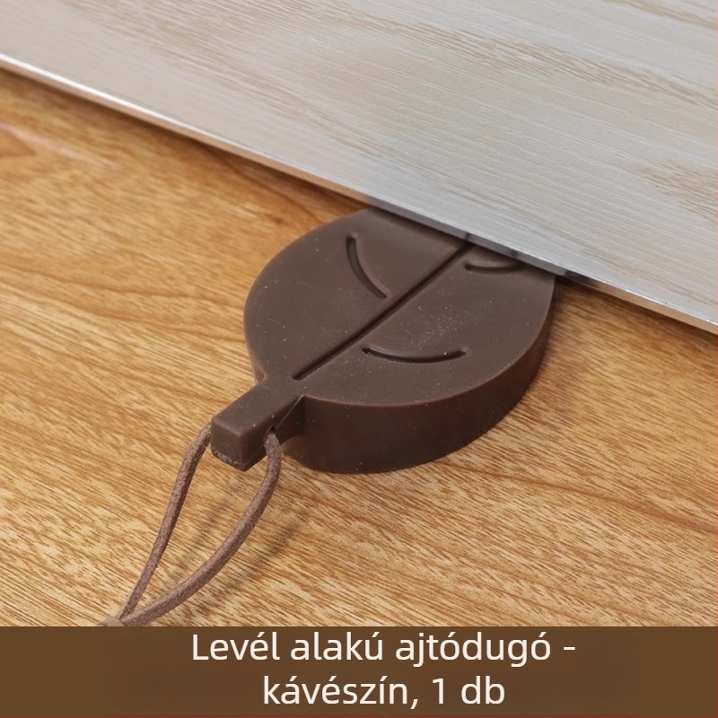 Kivehető szilikon ajtóstop, szélálló és ütésvédő kivitel
