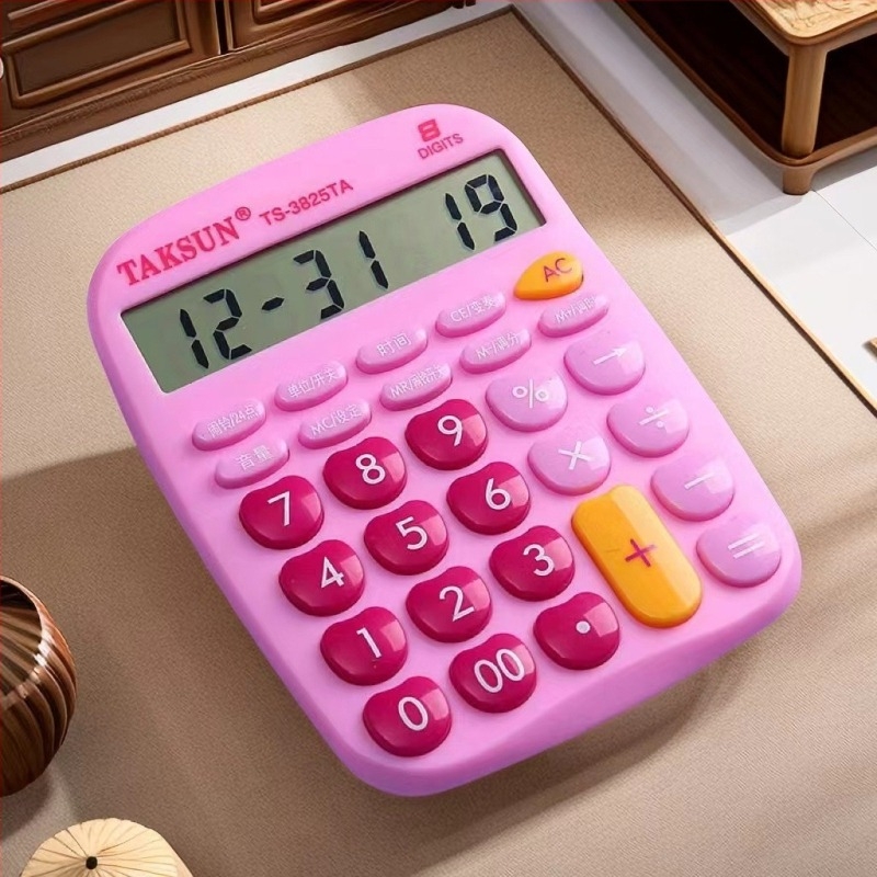 Dexin TS-3825TA hangalapú számológép valós személy kiejtésével, nagy kijelző, asztali irodai számológép