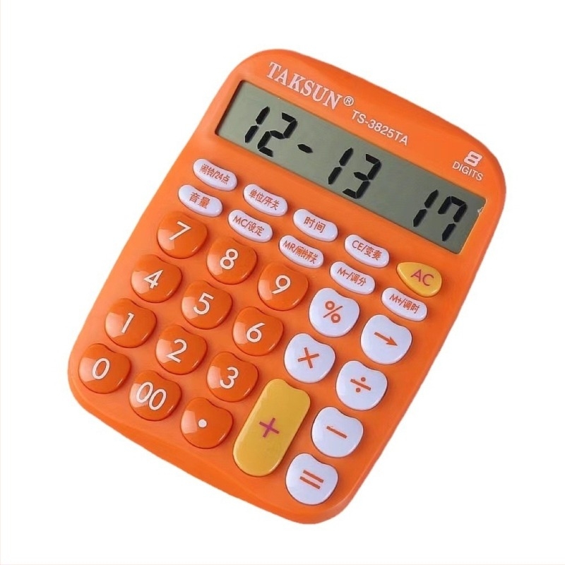 Dexin TS-3825TA hangalapú számológép valós személy kiejtésével, nagy kijelző, asztali irodai számológép