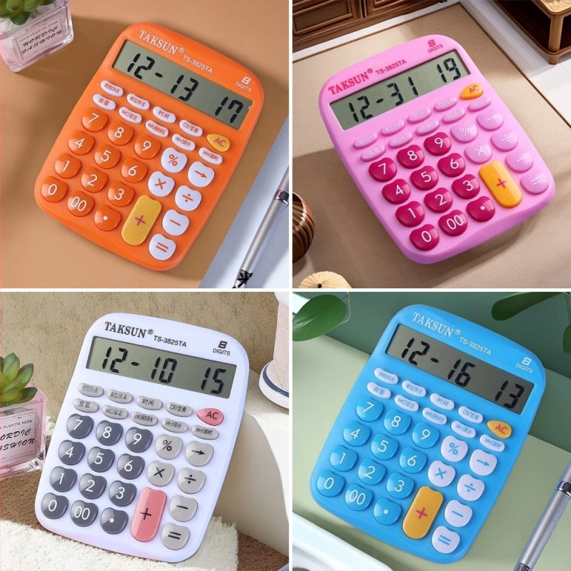 Dexin TS-3825TA hangalapú számológép valós személy kiejtésével, nagy kijelző, asztali irodai számológép