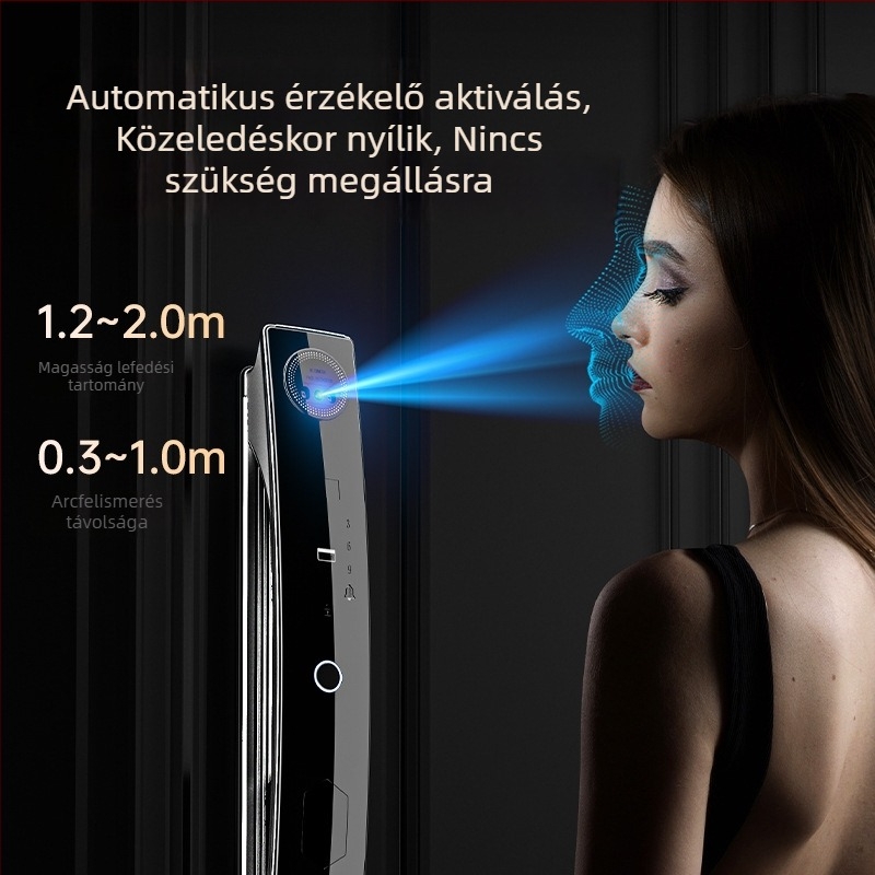 BMW Okos Zár: 3D arcfelismerés, teljesen automata ujjlenyomat-zár, ajtózár jelszóval, elektronikus zár és megfigyelő kamera