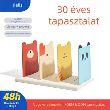 Jeris 4601 Rajzfilmszerű állítható hét pozíciós könyvtartó diákoknak, asztali könyvespolc