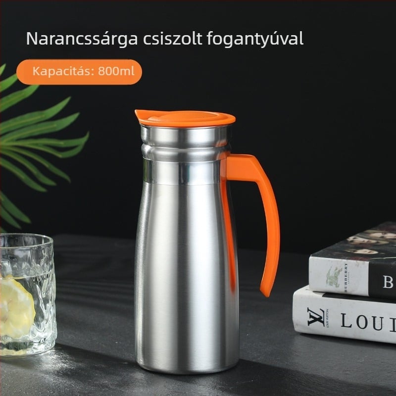 Vákuum-szigetelt rozsdamentes acél vízforraló, nagy kapacitású, európai stílus