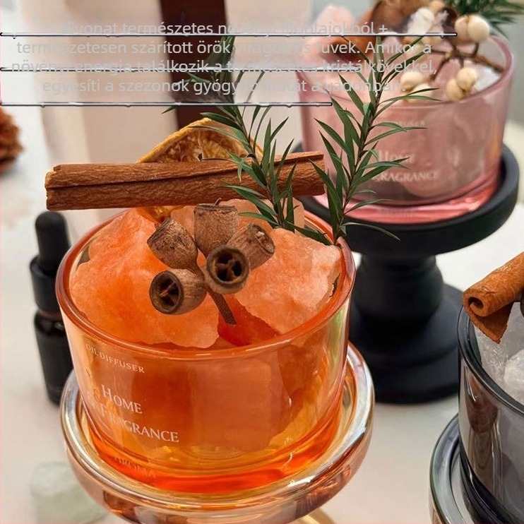 Természetes kristály aromaterápiás diffúzor kő, irodai dekoráció, minimalist dekor