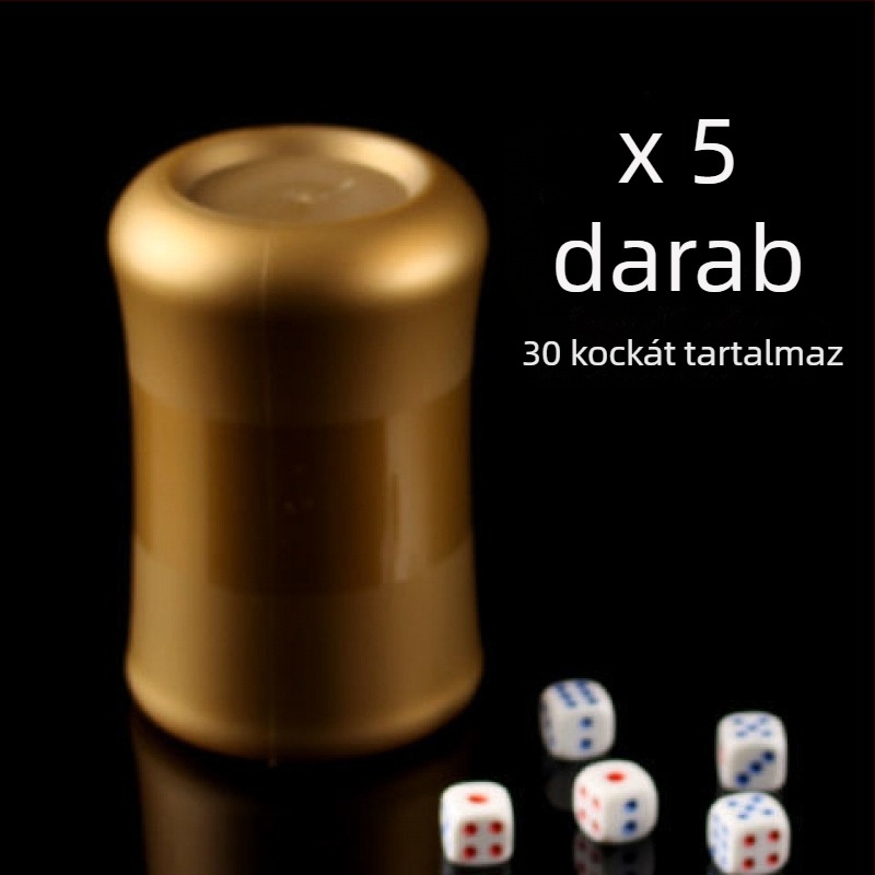 Tíz darabos dobókupa készlet derékformával