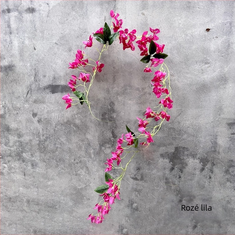 Mesterséges bougainvillea futónövény beltéri falidísz – nappaliba