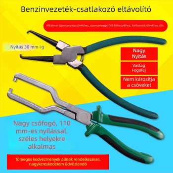 Autó olajcső fogó és üzemanyag-vezeték gyorscsatlakozó eltávolító eszköz