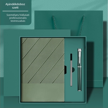 Jiaranheng notesz ajándék készlet műbőr borítással, A5, 80 g/m² Dowling papír, üzleti stílus