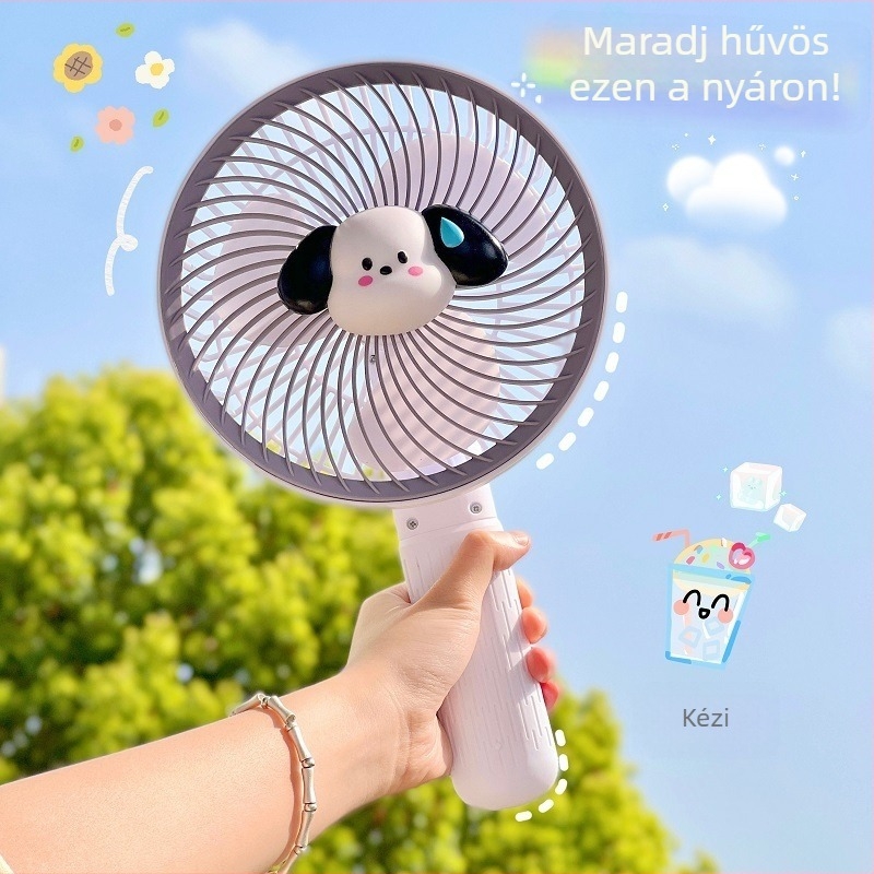 3 az 1-ben kézi ventilátor klipszekkel: irodába, asztalra és kollégiumba – újratölthető mini ventilátor