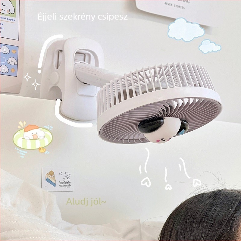 3 az 1-ben kézi ventilátor klipszekkel: irodába, asztalra és kollégiumba – újratölthető mini ventilátor