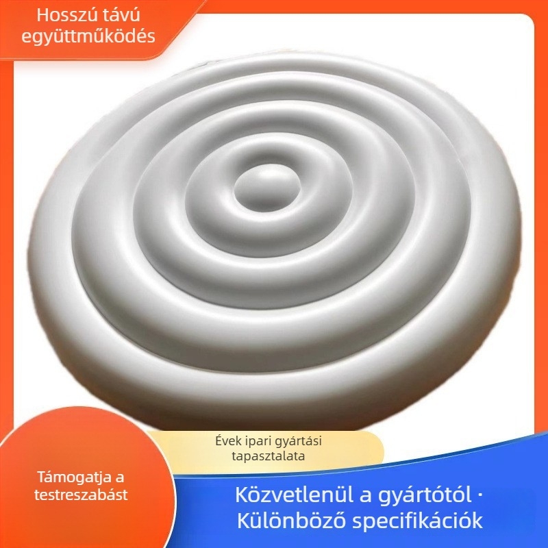 Kör alakú fedél téli úszómedencéhez, kültéri használatra, vastagított PVC, hőszigetelés és porvédelmi