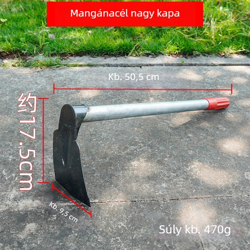Kis kerti kapa virágok és zöldségek ültetéséhez, ásáshoz és gyomláláshoz