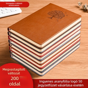 A5 notesz – minimalist stílusú, retro hangulatú napló, kompakt méret
