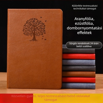 A5 notesz – minimalist stílusú, retro hangulatú napló, kompakt méret