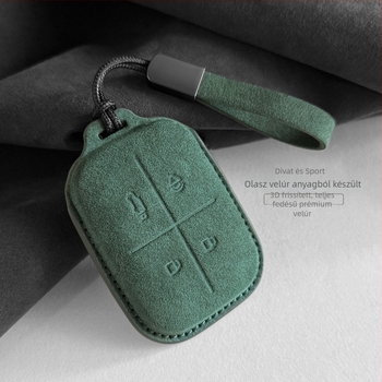 Suede autókulcs tok a Chery Icar V23 Bluetoothhoz, minimalist stílus, kompatibilis 25 modellel