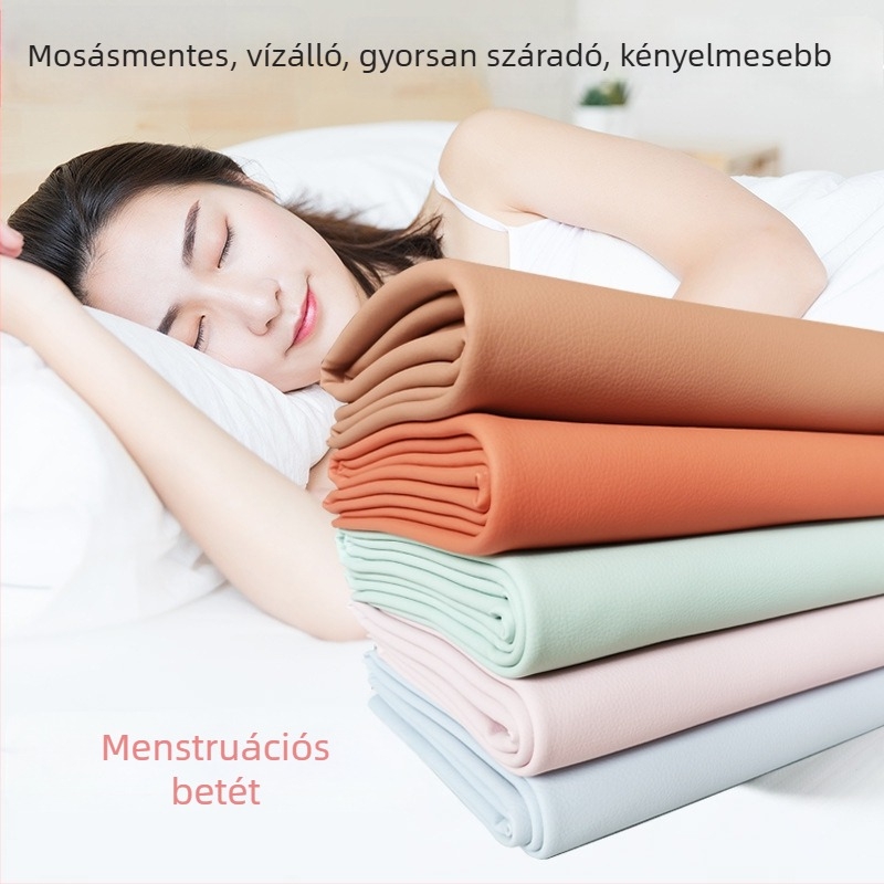 Pamut ágyvédő vízálló bevonattal, vizeletgátló párna babáknak és időseknek, puha és mosható