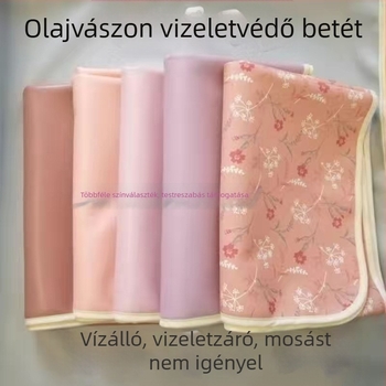 Vízálló ágyhuzat olajos vászonból, vizeletvédő párna idősöknek, csecsemőknek és háziállatoknak, puha