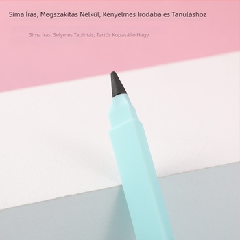 Tinta nélküli örök ceruza radírral, logó nyomtatási lehetőség, tartós grafitmag