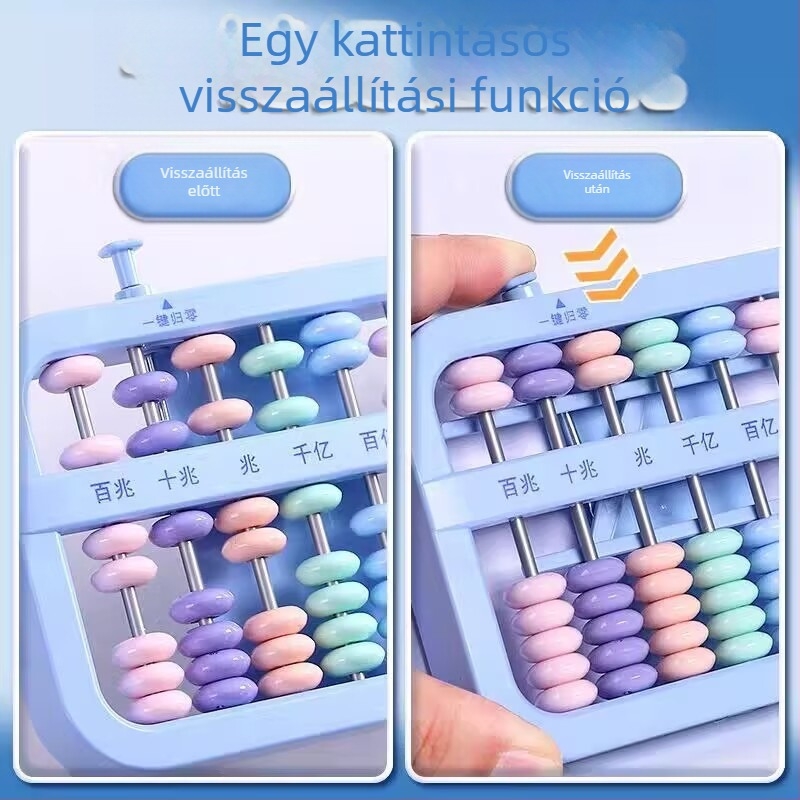 Gyerekeknek szánt abakusz, mentális számolás általános iskolások számára, második osztály, matematika oktatóeszköz