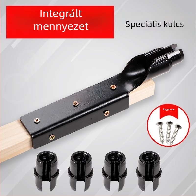 Integrált mennyezet dugókulcs telepítéshez, csúszásmentes kialakítás, tartós, erőfeszítés-megtakarító szerszám