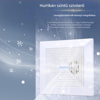 Gipszkartonos konyha- és fürdőszobai mennyezeti ventilátor