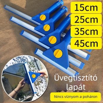 Üveg tisztító eszköz vastagított szilikonnal – otthoni használatra, vízjel nélküli felületi kaparó