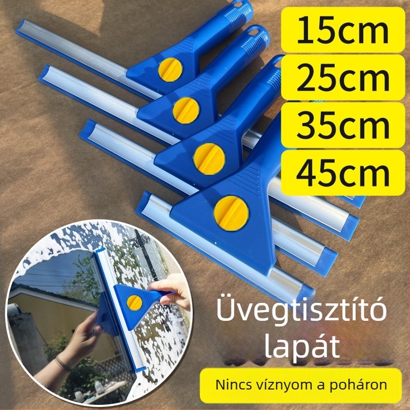 Üveg tisztító eszköz vastagított szilikonnal – otthoni használatra, vízjel nélküli felületi kaparó