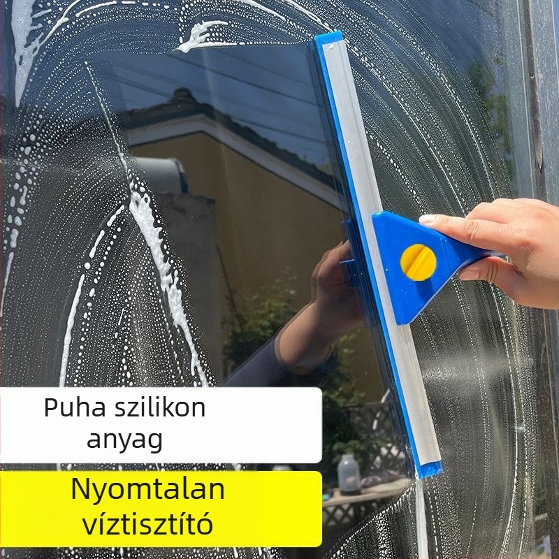 Üveg tisztító eszköz vastagított szilikonnal – otthoni használatra, vízjel nélküli felületi kaparó
